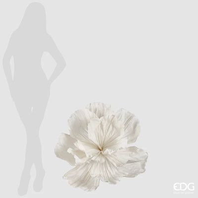 Peonia Jumbo in Carta Bianco 80 x 60 cm