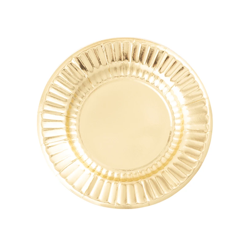 Maxi Sottopiatto Tondo in Carta Oro Lux 33 cm - 6 pezzi