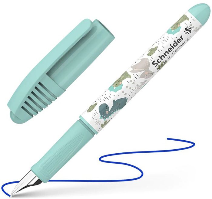 Penna Stilografica per Bambini Schneider Zippi a Tratto Medio Dragons