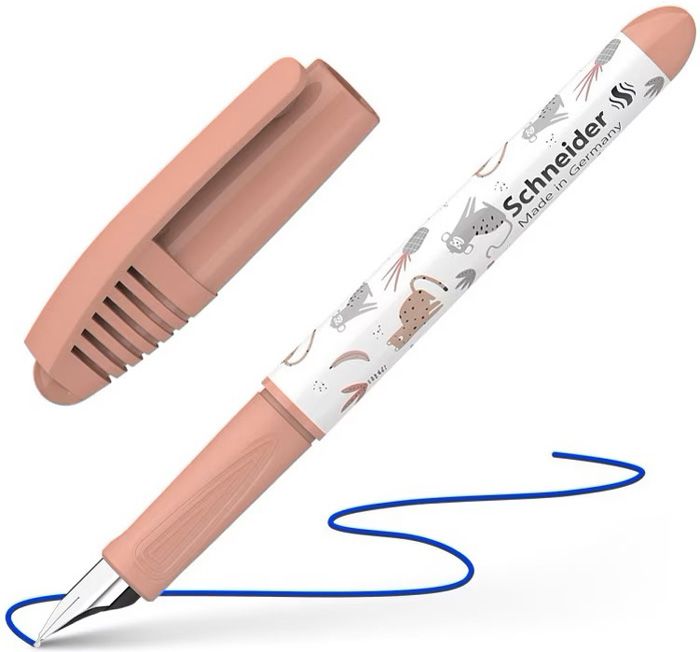 Penna Stilografica per Bambini Schneider Zippi a Tratto Medio Sweet Jungle
