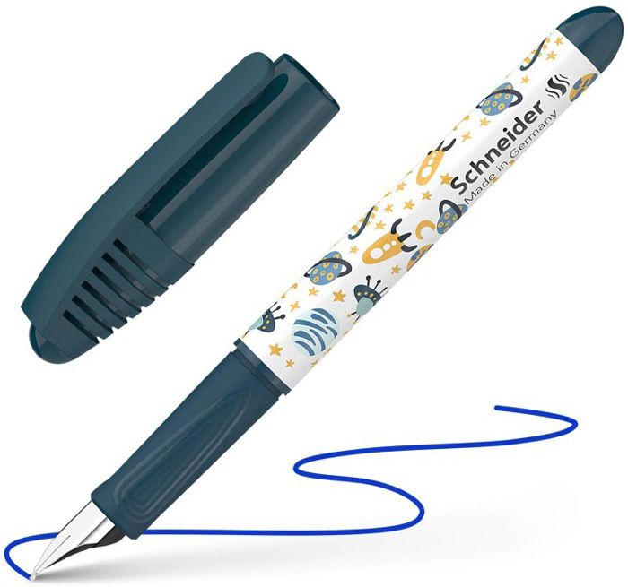 Penna Stilografica per Bambini Schneider Zippi a Tratto Medio Space