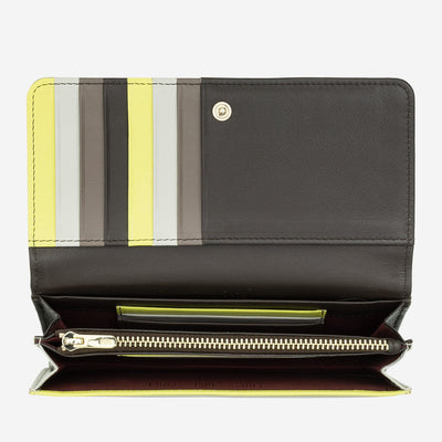 Portafoglio da Donna Dudubags Canarie in Pelle Coffee Brown