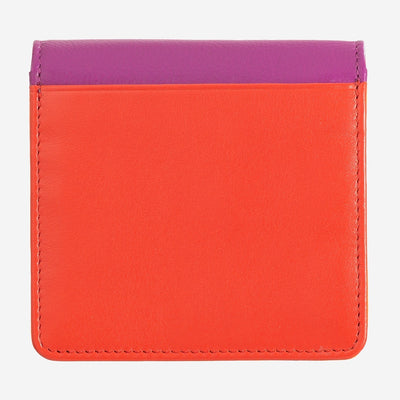 Portafoglio da Donna Dudubags Flores in Pelle Fucsia