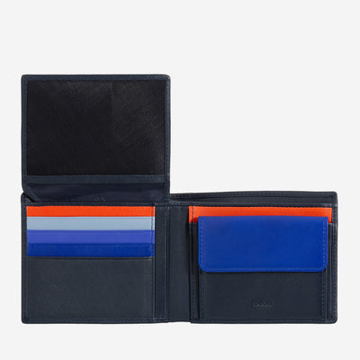 Portafoglio da Uomo Dudubags Tazio in Pelle Navy