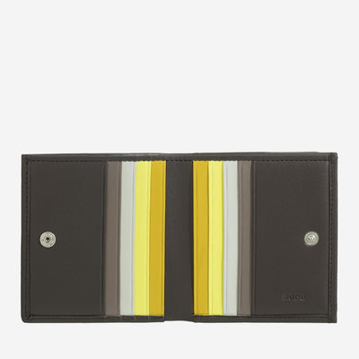 Portafoglio da Uomo Dudubags Flavio in Pelle Coffee Brown