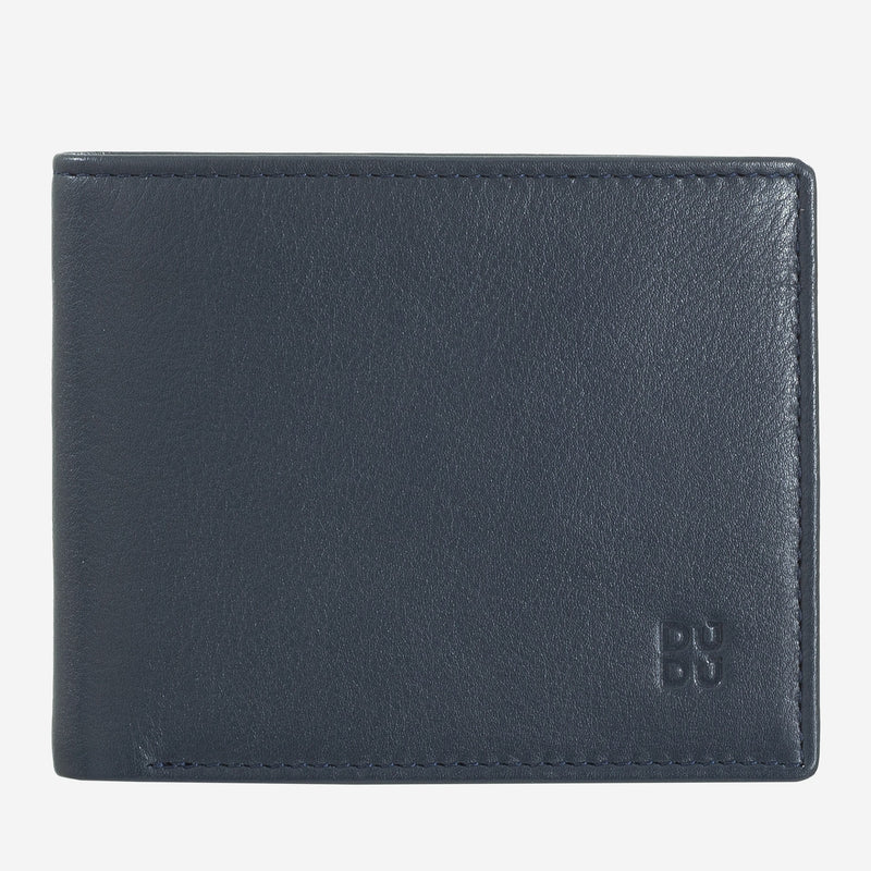 Portafoglio da Uomo Dudubags Azzorre in Pelle Navy