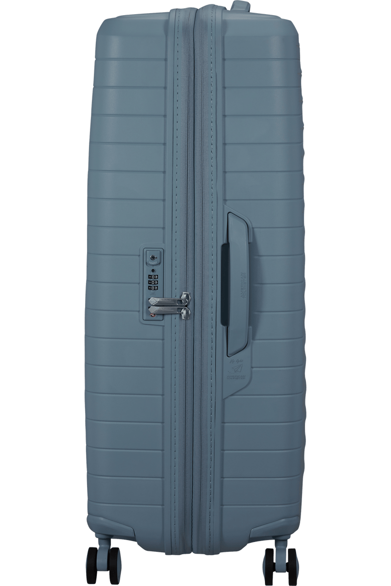 Valigia Grande Espandibile American Tourister Fastforward Spinner con TSA 78 cm Steel Blue