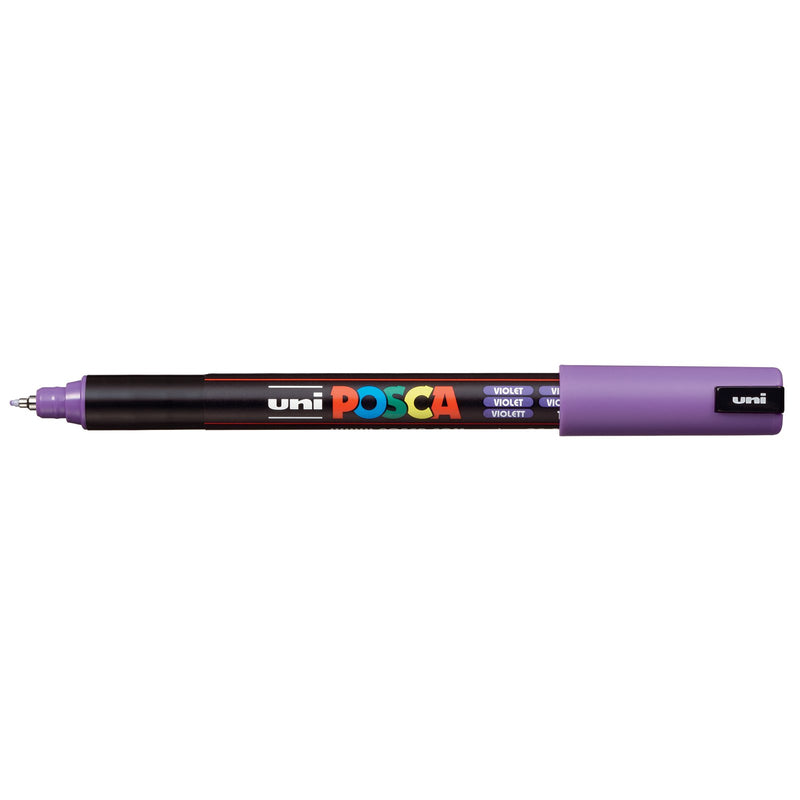 Pennarello Marcatore a Tempera Uni Posca a Punta Ultra Fine Viola