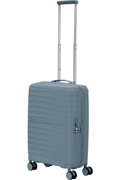 Valigia da Cabina Espandibile American Tourister Fastforward Spinner con TSA 55 cm Steel Blue