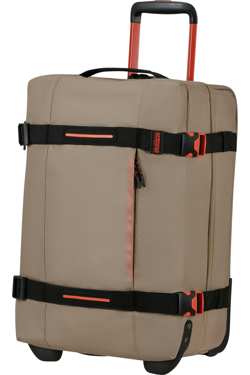 Borsone con Ruote American Tourister Urban Track S Coated Beige e Orange