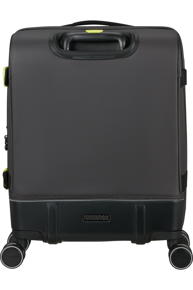 Valigia Morbida da Cabina American Tourister Urban Track Spinner con TSA Coated Black e Lime