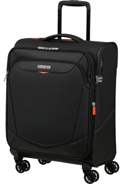 Valigia Morbida da Cabina Espandibile American Tourister SummerRide Spinner con TSA Black