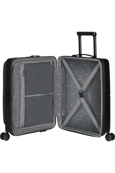 Valigia da Cabina Espandibile American Tourister DashPop Easy Access Spinner 55 cm con Porta PC 15,6'' True Black