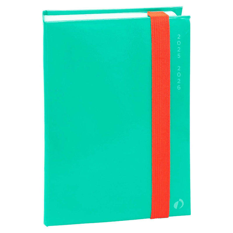 Agenda 12 Mesi Scolastica Giornaliera Quo Vadis EuroTextAgenda Rio 2025/2026 Verde 12 x 17 cm