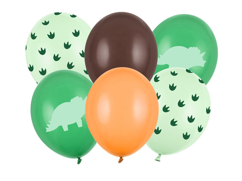 Palloncini in Lattice Dinosauri 30 cm - 6 pezzi