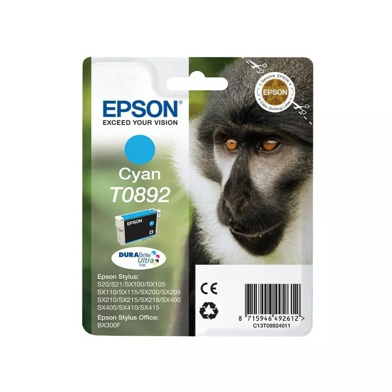 Cartuccia Originale Epson T0892 Ciano