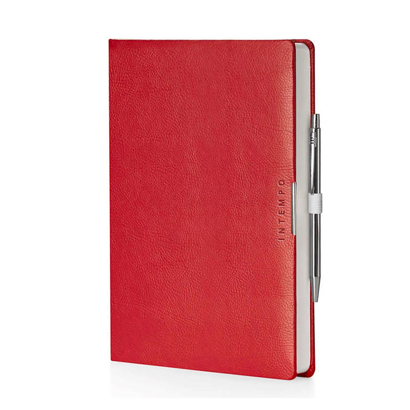 Agenda 12 Mesi Giornaliera a Blocco Fisso Anytime in Similpelle Rosso 2026 - 17 x 24 cm