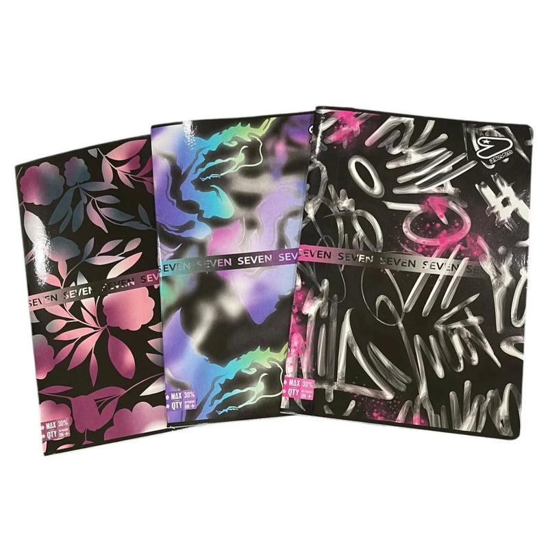 Quaderno A4 Maxi The Double Seven Fantasie Assortite / 100 gr / Quadretti 5 mm