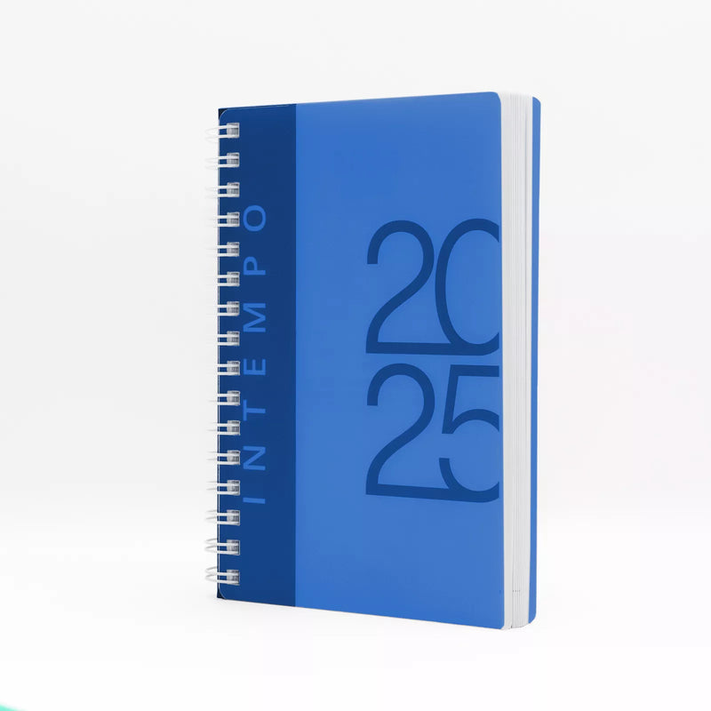 Agenda 12 Mesi Giornaliera Spiralata Poliplan 2025 - 15 x 21 cm