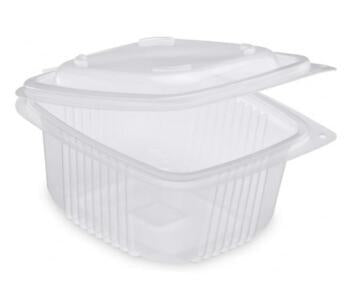 Contenitore per Microonde Ondipack in PP 250 cc / 123 x 114 x 49 mm / 50 pezzi