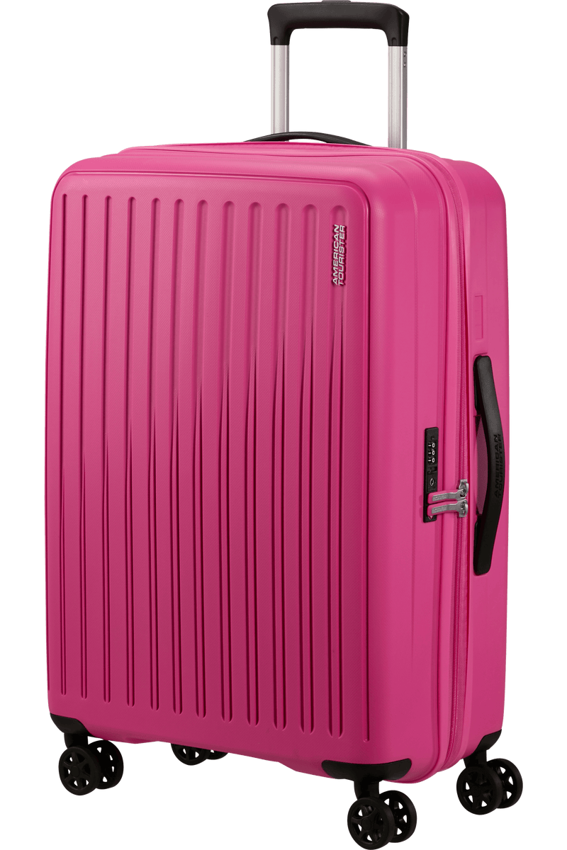 Valigia Media American Tourister Rejoy Spinner 68 cm con TSA Hawaiian Pink