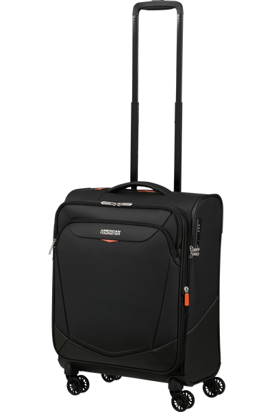 Valigia Morbida da Cabina Espandibile American Tourister SummerRide Spinner con TSA Black