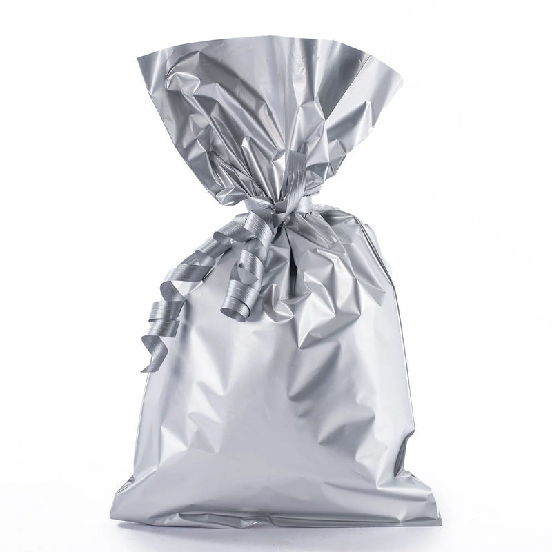 Buste in PPL Metal Opaco 40 my Argento 16 x 25 cm - 10 pezzi