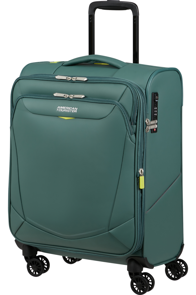 Valigia Morbida da Cabina Espandibile American Tourister SummerRide Spinner con TSA Dark Forest