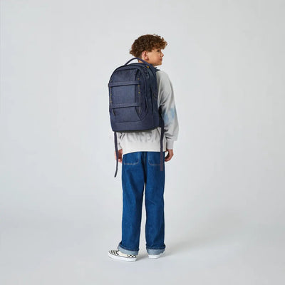 Pack Set Satch SPECIAL EDITION con Zaino Pack Denim Blue