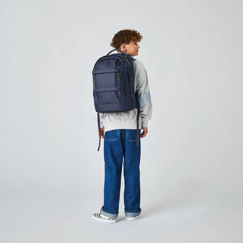 Pack Set Satch SPECIAL EDITION con Zaino Pack Denim Blue