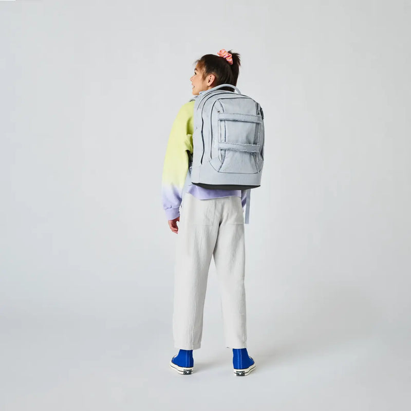 Pack Set Satch SPECIAL EDITION con Zaino Pack Washed Blue