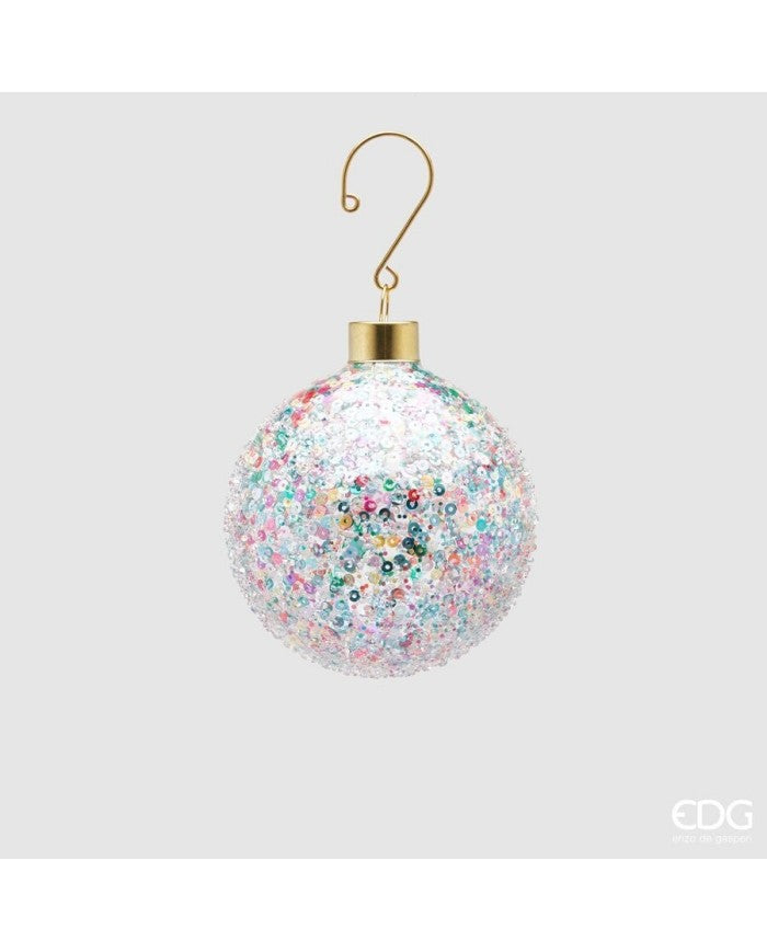 Sfera Vetro Rainbow Multicolor 8 cm