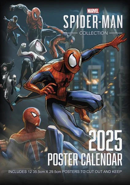 Calendario 2025 Spiderman 30 x 42 cm