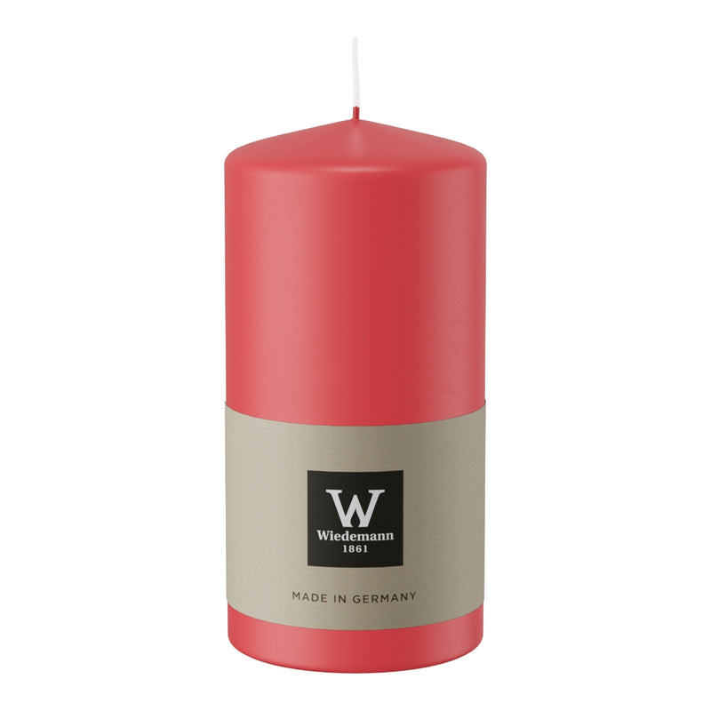 Candela Moccolo Laccato Lampone 5,8 x 12 cm