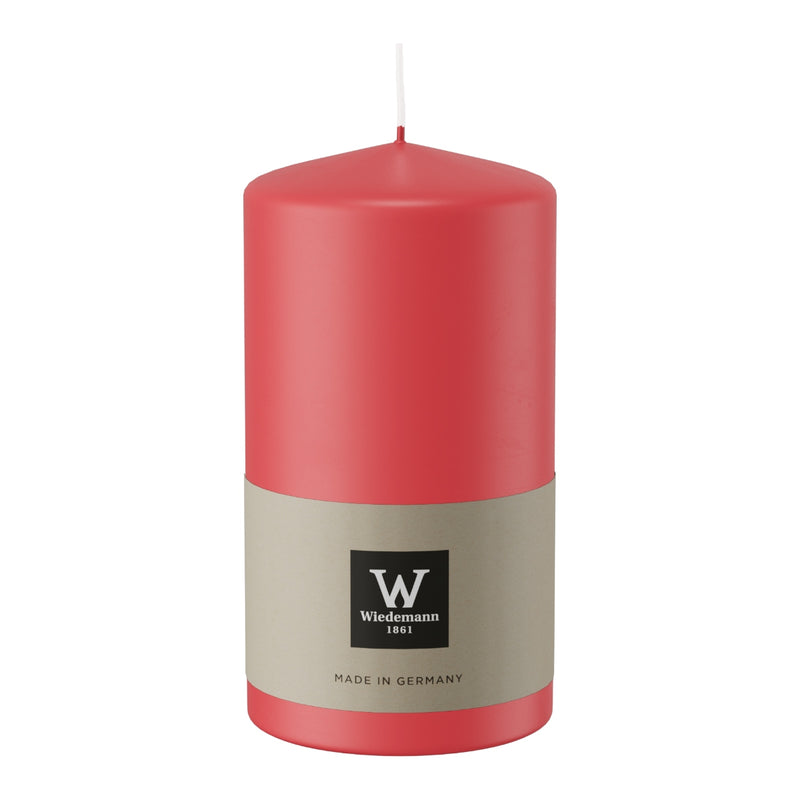 Candela Moccolo Laccato Lampone 6,8 x 13 cm