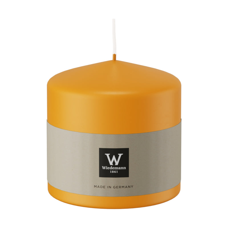 Candela Moccolo Laccato Naturale 9,8 x 10 cm