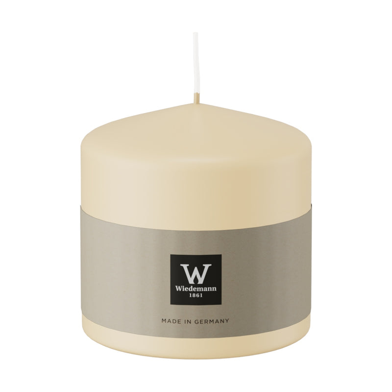 Candela Moccolo Laccato Panna 9,8 x 10 cm
