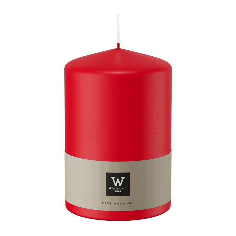 Candela Moccolo Laccato Rosso 9,8 x 15 cm