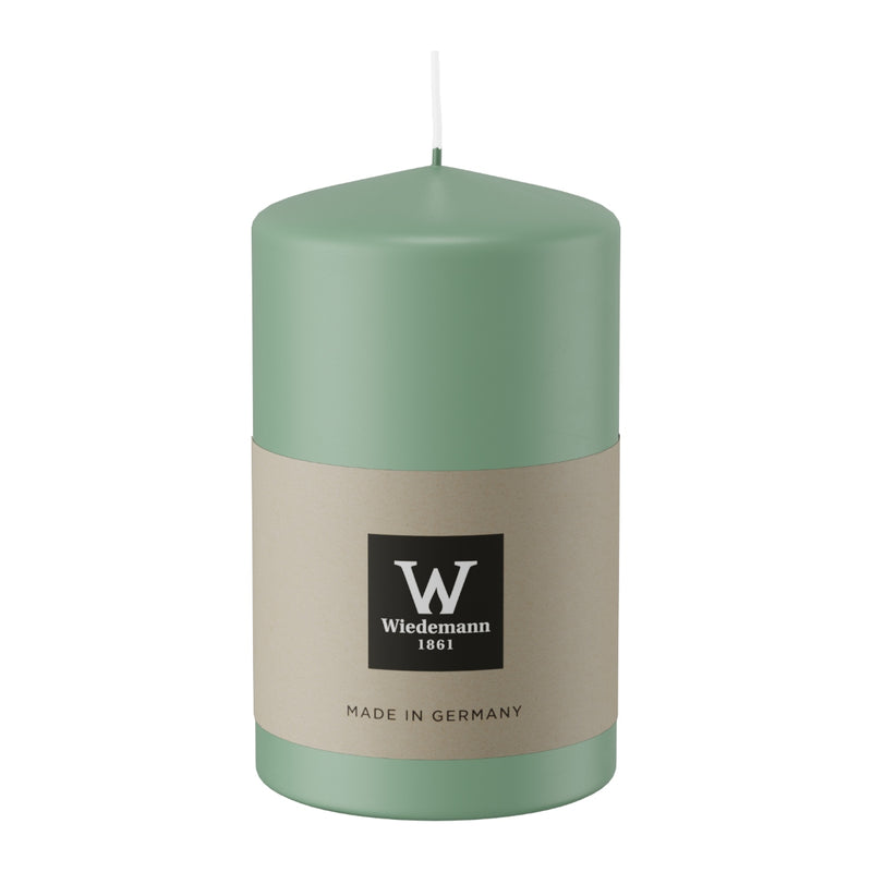 Candela Moccolo Laccato Verde Reseda 5,8 x 10 cm
