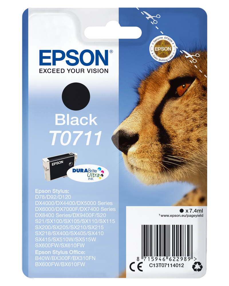 Cartuccia Originale Epson T0711 Nero