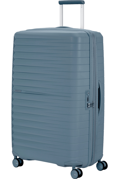 Valigia Grande Espandibile American Tourister Fastforward Spinner con TSA 78 cm Steel Blue