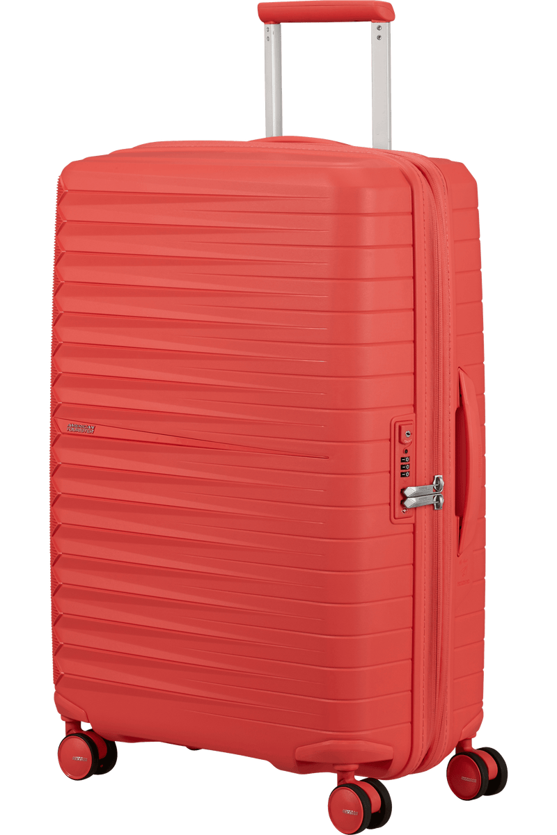 Valigia Media Espandibile American Tourister Fastforward Spinner con TSA 68 cm Sunset Coral