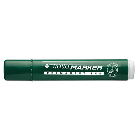 Marcatore Tratto Marker con Punta a Scalpello Verde