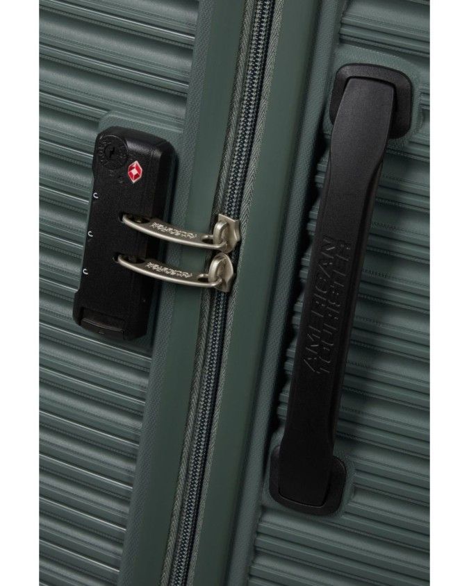 Valigia 4 Ruote Lift Off American Tourister Media con TSA Dark Olive