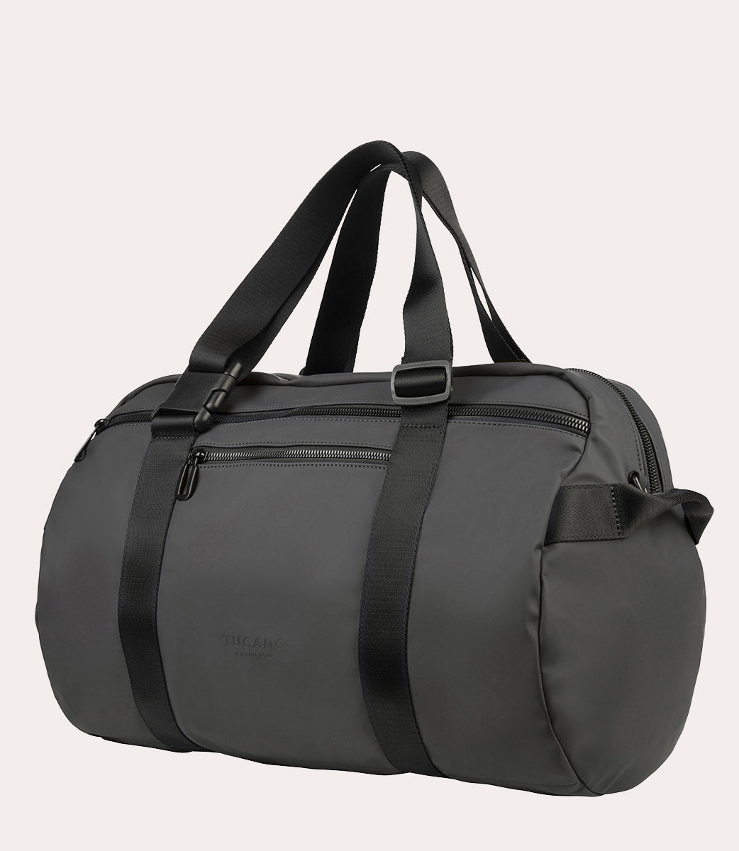 Borsone Weekend J.Crew A Righe In Tela – Ivory, Viaggio, Uomo, Nuovo Con Etichette