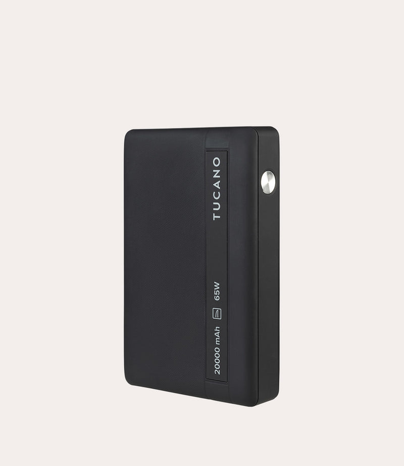 Power Bank Tucano per Laptop 20K 65W Nero