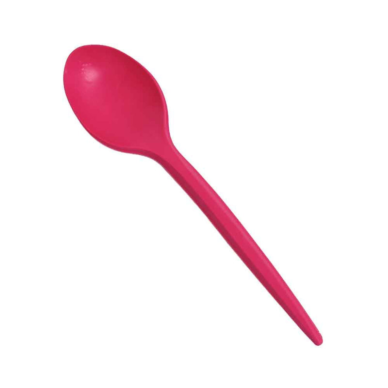 Cucchiaio Mater-bi® 100% Compostabile Rosso Lampone 16 cm - 20 pezzi