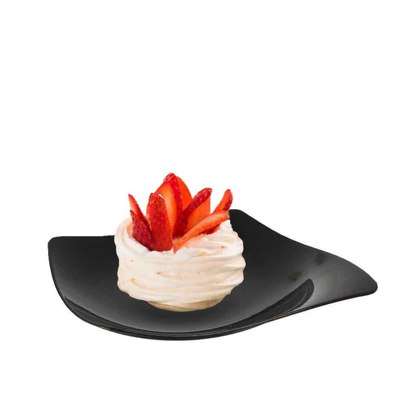 Piattini Finger Food Mater-bi® 100% Compostabile Nero - 20 pezzi