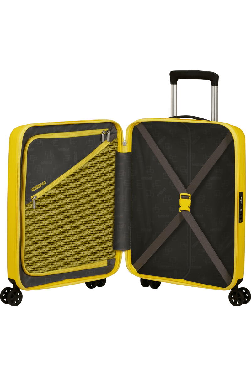 Valigia da Cabina American Tourister Rejoy Spinner 55 cm con TSA Electric Yellow