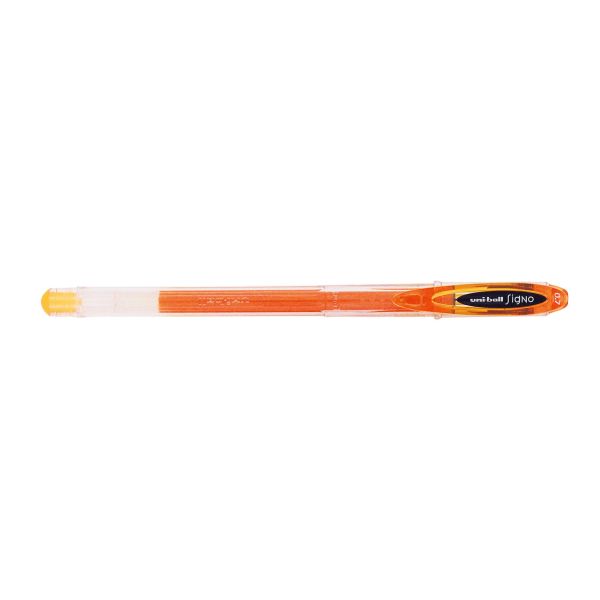 Penna Roller Gel Uniball Signo con Tratto 0,7 mm e Inchiostro Arancio